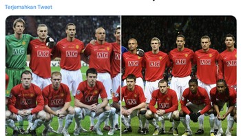 Terlebih saat ini Setan Merah tengah terpuruk di Liga Inggris. Dalam dua pertangan awal, mereka sudah menelan kekalahan dua kali juga hingga menempatkan juru klasemen Liga Inggris. Foto: Twitter