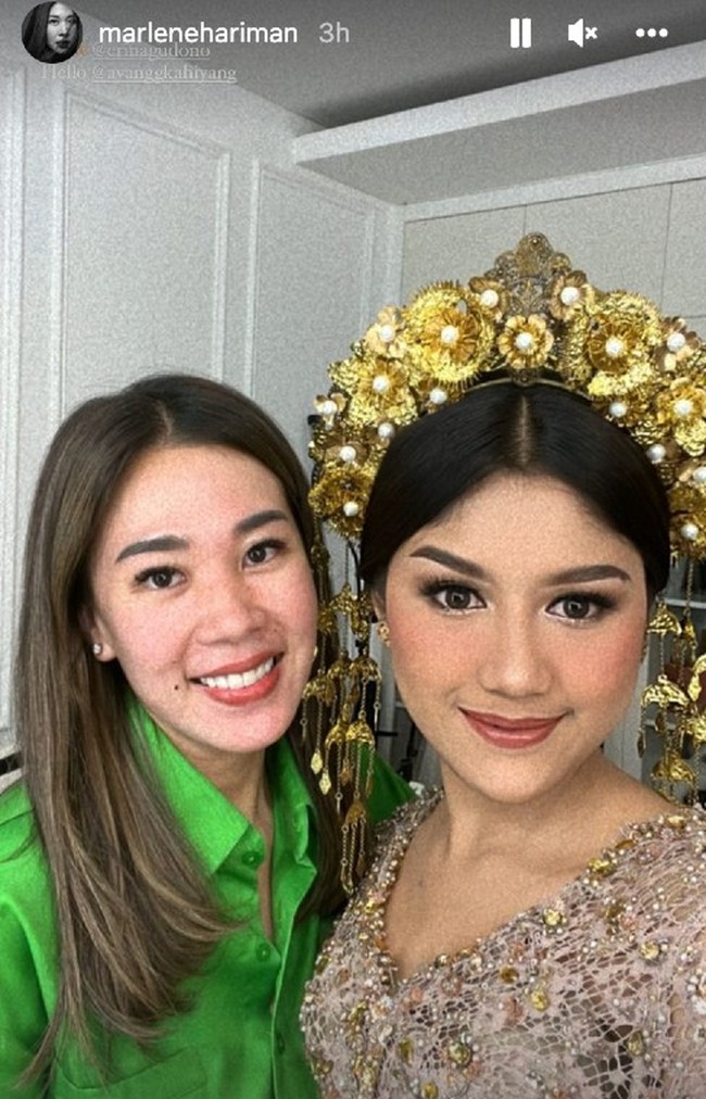 Penampilan memesona Erina Gudono saat ikut Upacara HUT ke-77 RI di Istana Merdeka bersama Kaesang Pangarep itu berkat riasan karya makeup artist langganan selebriti, Marlene Hariman. Foto: Dok. Instagram Marlene Hariman, Erina Gudono, YouTube Setpres