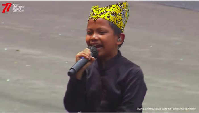 Farel PRayoga di Istana Negara