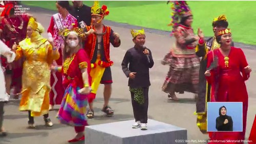 Farel PRayoga di Istana Negara