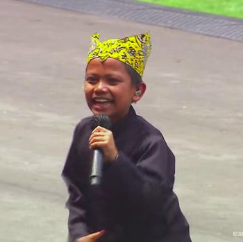 Farel PRayoga di Istana Negara