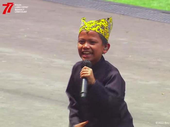 Farel Prayoga Farel PRayoga di Istana Negara