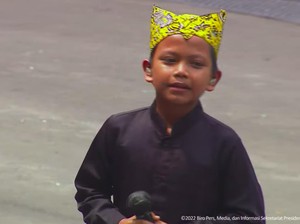 Fakta Kostum Farel Prayoga saat di Istana, Rupanya Seragam Sekolah