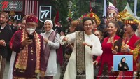 Gaya Anggun Sri Mulyani saat Joget Ojo Dibandingke di Istana
