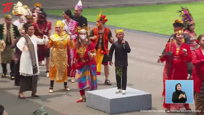 Gaya Anggun Sri Mulyani saat Joget 'Ojo Dibandingke' di Istana