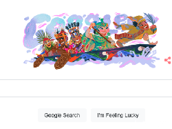 Google Doodle Bocah Aura Farming Rayakan HUT RI ke-80