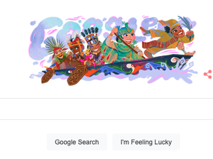 Tradisi Pacu Jalur dari Riau Tampil di Google Doodle HUT Ke-77 RI