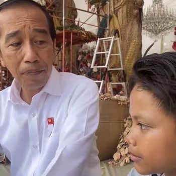 jokowi bersama farel prayoga