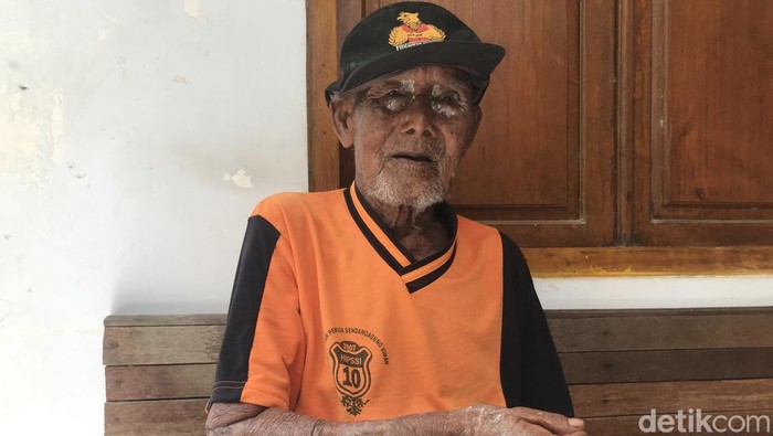 Karmani veteran perang berasal dari Kecamatan Kaliori, Rembang, Rabu (17/8/2022).
