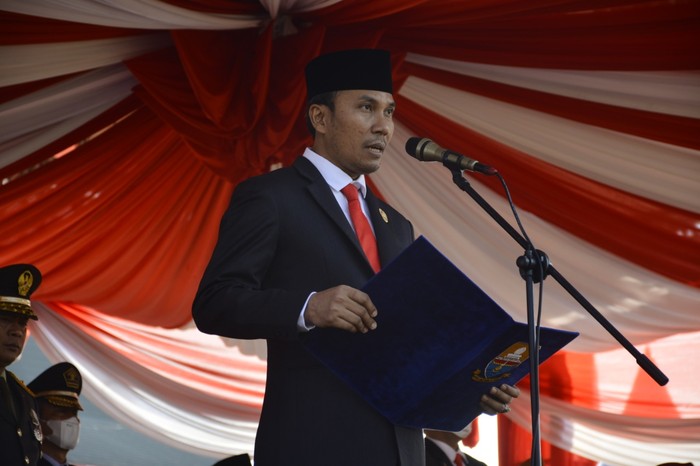 Ketua DPRD Jambi bacakan teks Proklamasi Kemerdekaan RI ke-77