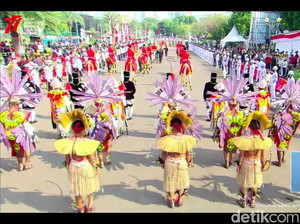 Meriah! Kirab Budaya 17 Agustus di Monas Digelar Usai 2 Tahun Vakum
