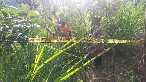 Lokasi gantung diri remaja di Kecamatan Kintamani, Kabupaten Bangli.