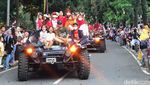 Marching Band hingga Kendaraan Hias Semarakkan Karnaval HUT RI di Cijantung