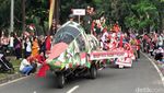 Marching Band hingga Kendaraan Hias Semarakkan Karnaval HUT RI di Cijantung