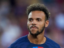 Martin Braithwaite. Kabar teranyar, Elche menaruh minat kepadanya. Foto: Jose Breton/Pics Action/NurPhoto via Getty Images