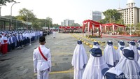 Masjid Istiqlal untuk pertama kalinya menggelar upacara lintas agama dalam rangka memperingati HUT ke-77 RI.  