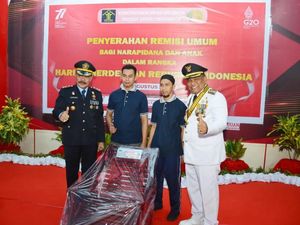 331 Napi Lapas Watampone Dapat Remisi, 1 Orang Langsung Bebas