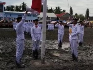 Cerita Paskibra Bone Upacara di Lapangan Berlumpur, Lintah Menempel di Kaki