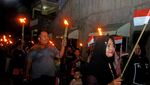 Meriahnya Pawai Obor Sambut HUT Ke-77 RI di Berbagai Daerah