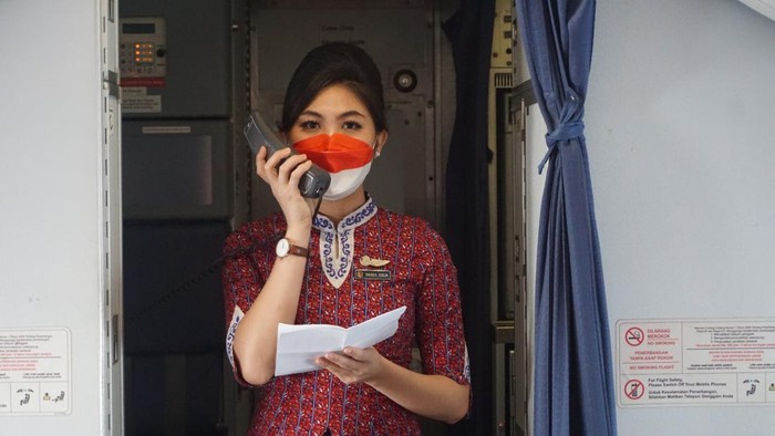 Lion Air Group merayakan hari ulang tahun (HUT) kemerdekaan ke-77 RI di ketinggian rata-rata 30.000 kaki pada Rabu (17/ 8/2022). Seperti apa perayaannya?