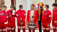 Jokowi Sempat Bertemu Timnas U-16 Sebelum Upacara HUT RI di Istana