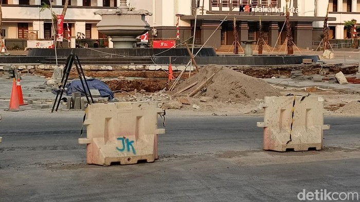 Progres revitalisasi pedestrian Kota Tua