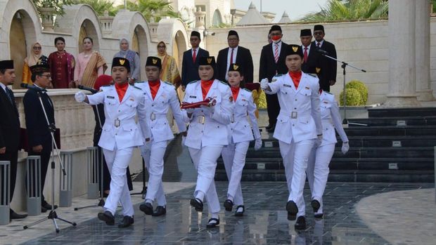 Rangkaian Upacara HUT RI di KBRI Doha