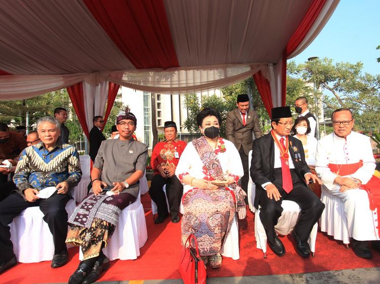 Sejumlah Tokoh Lintas Agama Ikut Upacara HUT RI di Masjid Istiqlal