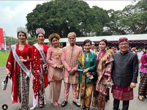 7 Pesona Erina Gudono Pakai Baju Adat Minang, Upacara 17-an Bareng Kaesang