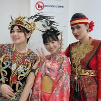 Begini penampilan Haruka tampil dengan pakaian tradisional Jepang. Lengkap dengan hiasan kepala, Haruka terlihat kian menawan. Foto: Instagram/@haruuuu_chan