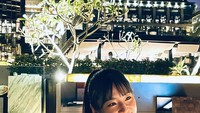 Momen Haruka saat kulineran kerap diunggah ke akun Instagram miliknya. Salah satunya saat menikmati minuman segar di restoran mewah. Foto: Instagram @haruuuu_chan