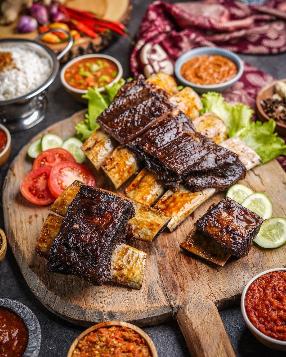 Iga bakar enak di Jakarta