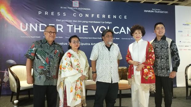 Jumpa Pers Pertunjukan Under the Volcano di Ciputra Artpreneur Jakarta