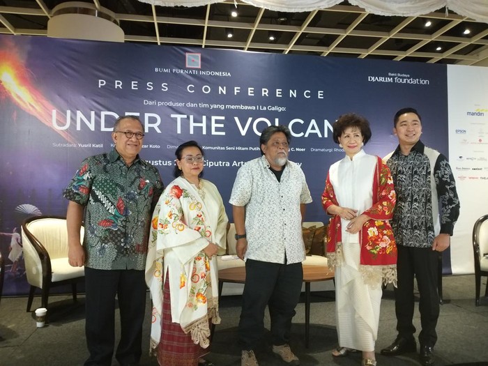 Jumpa Pers Pertunjukan Under the Volcano di Ciputra Artpreneur Jakarta