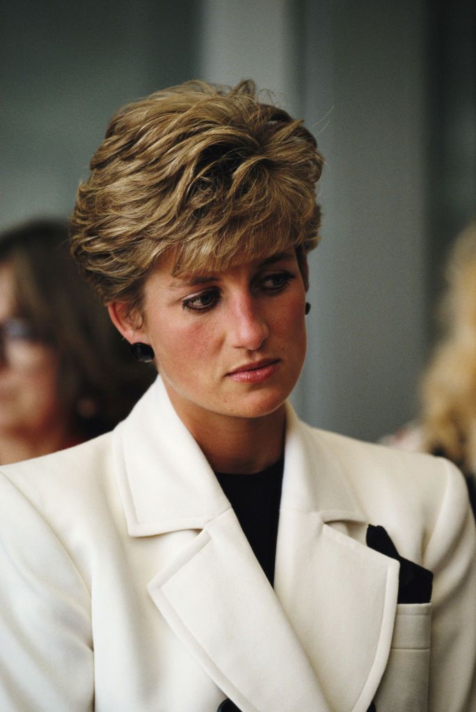Princess Diana visiting a children's hospital in Prague, May 1991. (Photo by Jayne Fincher/Getty Images)