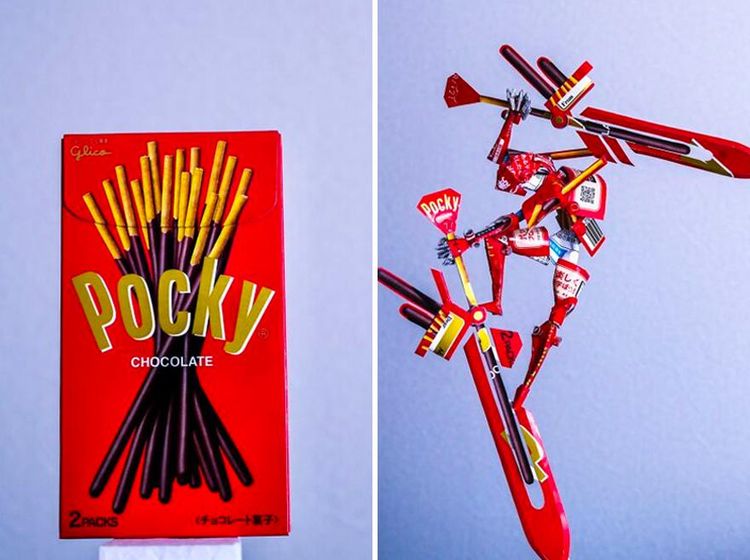 Keren! 10 Kreasi Kirigami Sulap Kemasan Makanan Jadi Karya Seni