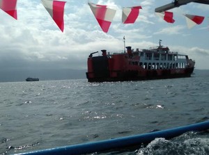 Angin Kencang, KMP Tunu Pratama Jaya Kandas di Selat Bali