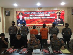2 Residivis-Bandar Togel di Mataram Dibekuk, Omzet Miliaran Rupiah