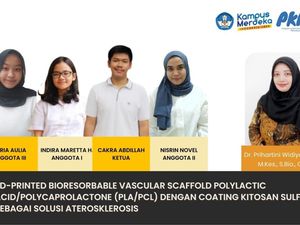 Ciptakan Ring Jantung Bioreseorbable, Mahasiswa Unair Raih Pendanaan Ditjen Dikti