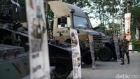 Sejumlah Alat Utama Sistem Senjata (Alutsista) TNI Angkatan Darat dipamerkan.