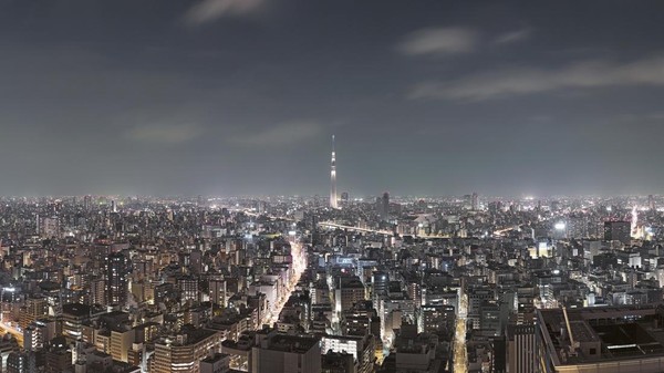Selanjutnya, ada panorama Kota Tokyo, Jepang, dengan jejeran gedung pencakar langitnya di kawasan Honshu.