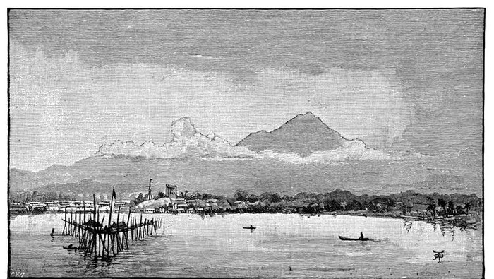 Malacca - Scanned 1890 Engraving