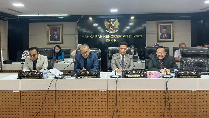 Rapat MKD DPR RI soal kasus Ferdy Sambo (dok. pimpinan MKD).