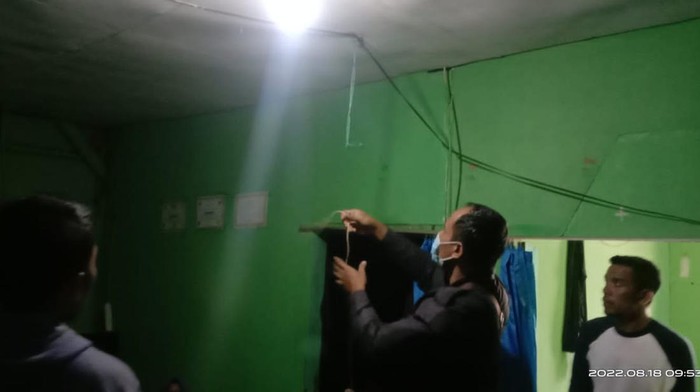 TKP petani gantung diri di Sembalun, Lombok Timur, NTB, Kamis (18/8/2022).