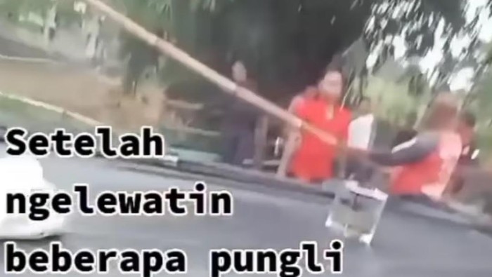 viral pungli di jalur alternatif puncak Bogor