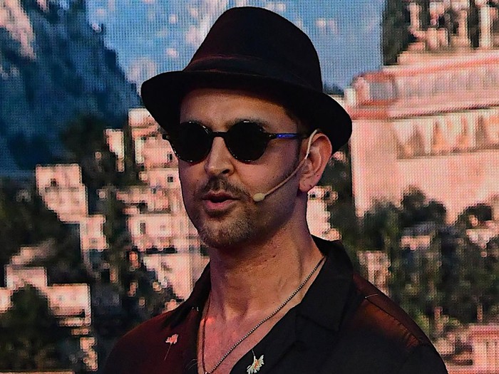 Bollywood actor Hrithik Roshan attends the press conference for Amazon upcoming American fantasy television series The Lord of the Rings: The Rings of Power in Mumbai on August 18, 2022. (Photo by Sujit JAISWAL / AFP) (Photo by SUJIT JAISWAL/AFP via Getty Images)