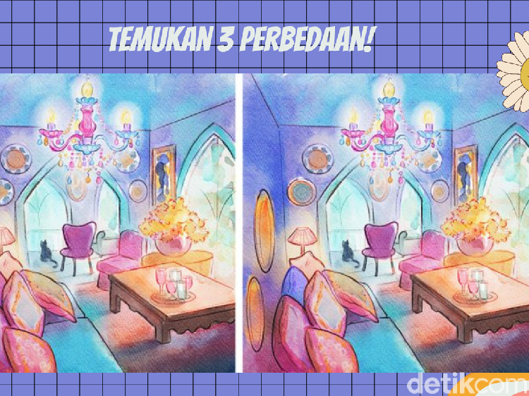 Masih Fokus? Temukan 3 Perbedaan pada Gambar Berikut