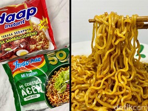 Begini Rasa Indomie Mie Goreng Aceh Vs Mie Sedaap Sambal Goreng yang Viral