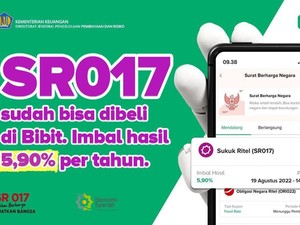 Sukuk Ritel SR017 Sudah Bisa Dibeli, Bibit: Pilihan Tepat Berinvestasi