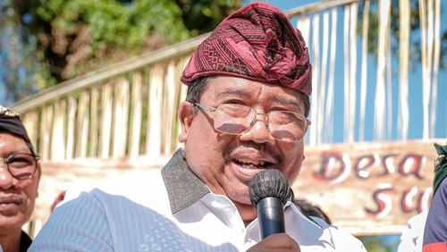 Bupati Buleleng, Putu Agus Suradnyana ketika ditemui di Desa Wisata Sudaji, Buleleng, Bali pada Jumat (19/8/2022).